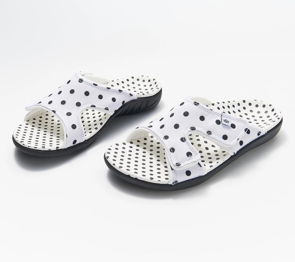 Ladies Flat Arch Velcro Outer Casual Beach Shoes