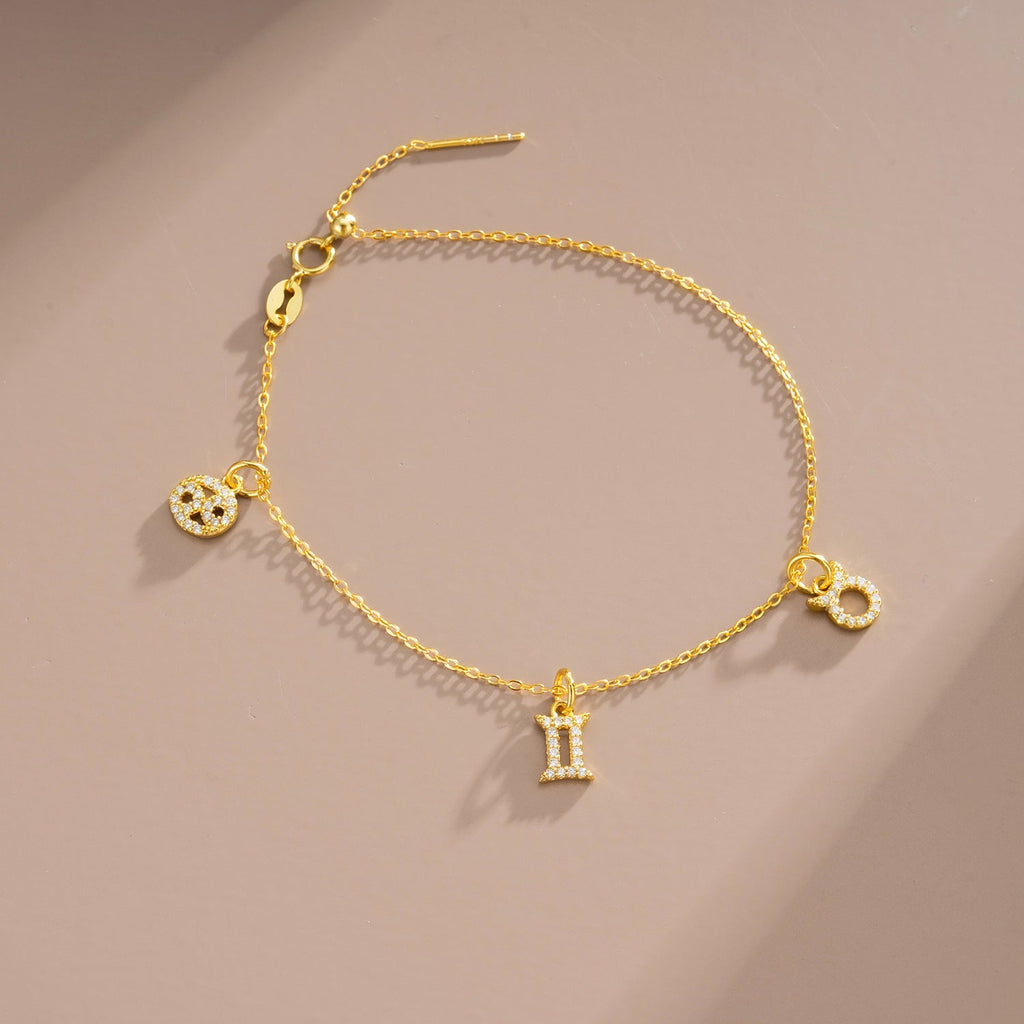 S925 Silver 12 Zodiac Sign Pendant