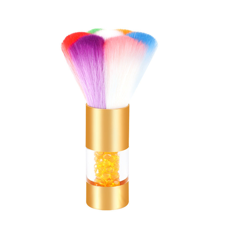 Golden Multifunctional Soft Makeup Brush for Nails