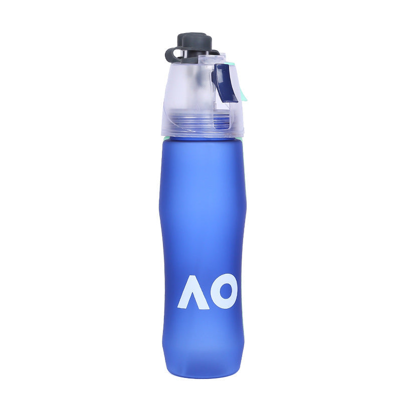 Plastic Spray Sports Water Bottle for Students
