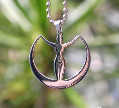 Mother Goddess Pendant with Moon Design (One Piece)