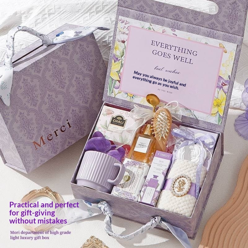 International Women's Day Gift Goddess Bridesmaid Wedding High-end Practical Birthday Gift Box Wedding Guest Gift
