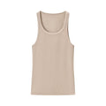 Spring Women Clothing Sexy Sexy round Neck Sleeveless Rib Sling Top