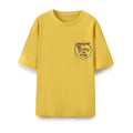 Women Clothing Summer Simple Loose All Match Printed Cotton T shirt