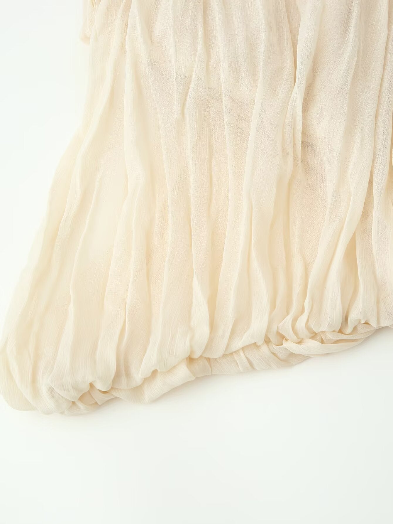 Spring Summer Women Clothing All Match Office Pleated Padded Shoulder Shirt