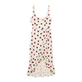 Summer Women Sexy Polka Dot Sleeveless Strap Dress