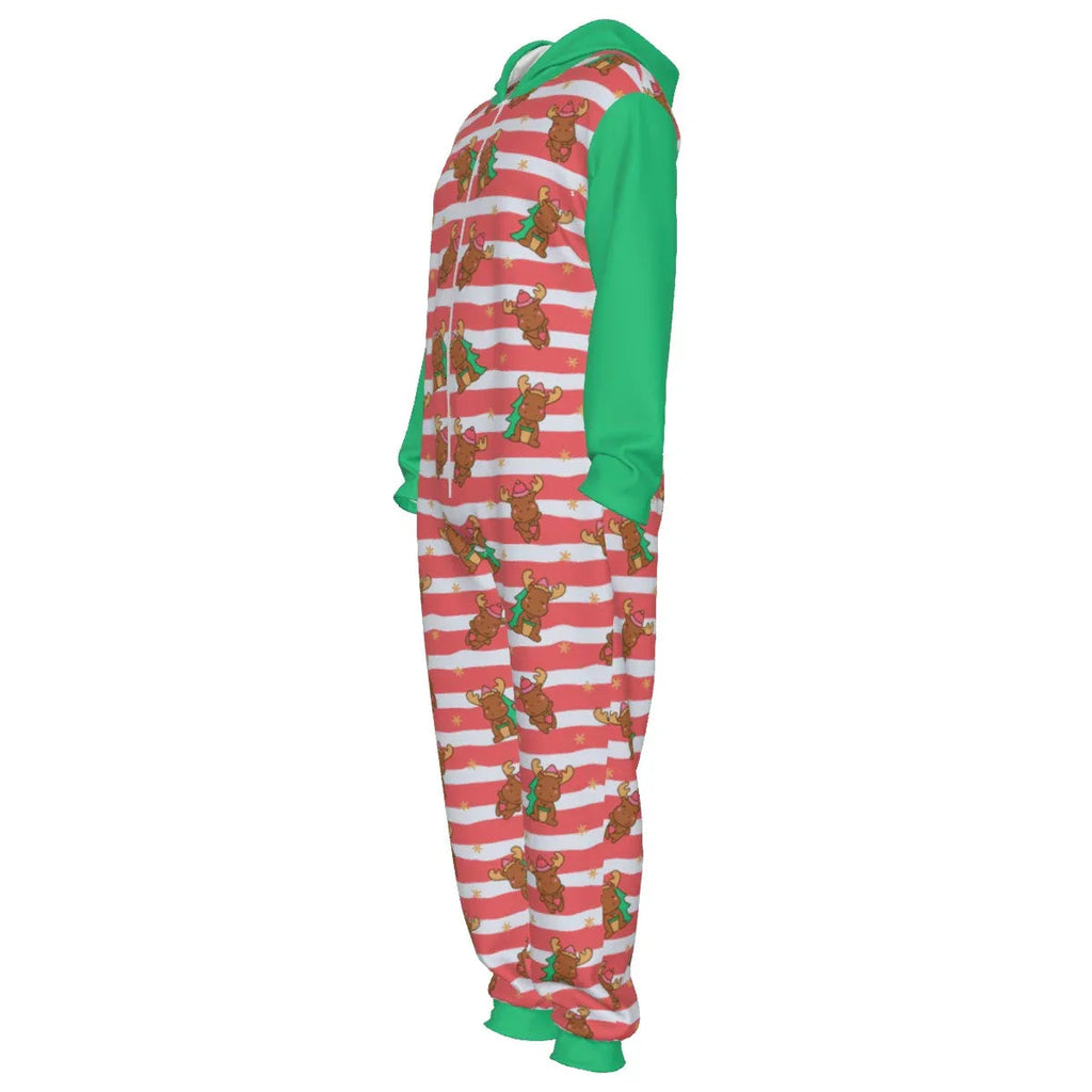 Merry Moose Hooded Pajamas