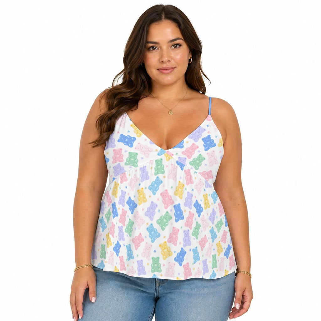 Gummy Bear Picnic Peplum Cami