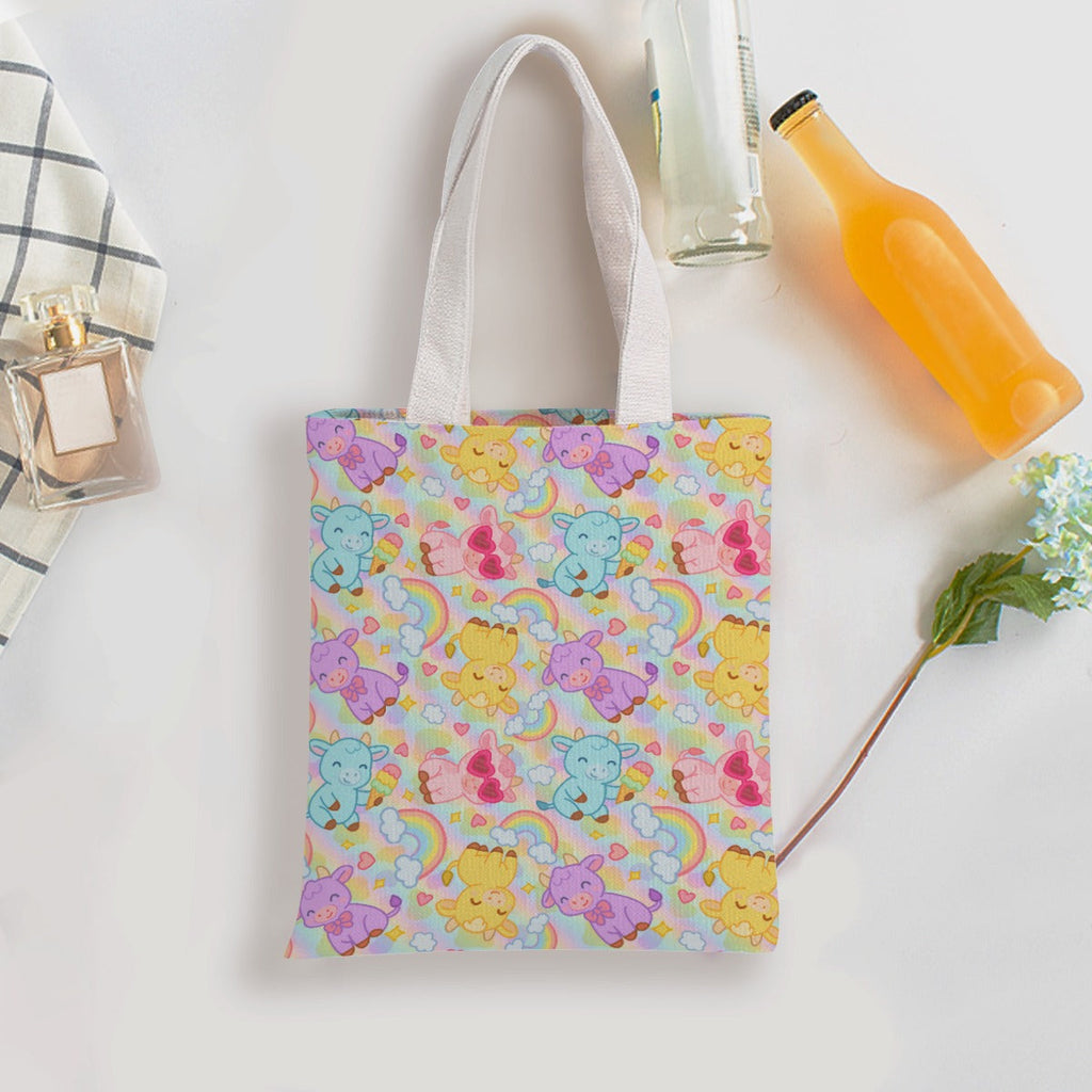 Rainbow Moobaby Canvas Bag