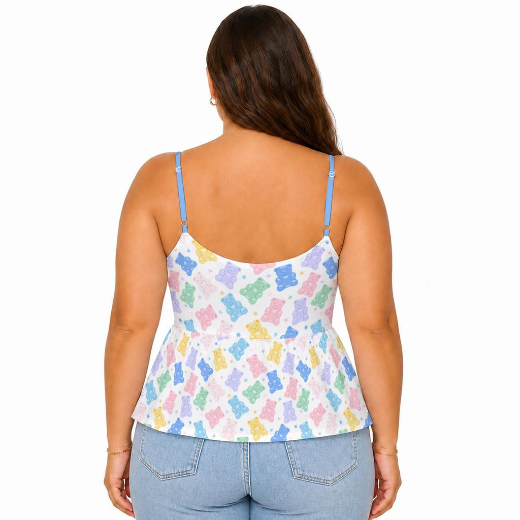 Gummy Bear Picnic Peplum Cami