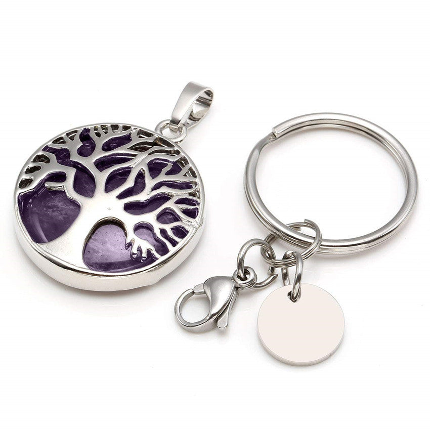 Round Hollow Tree Of Life Pendant