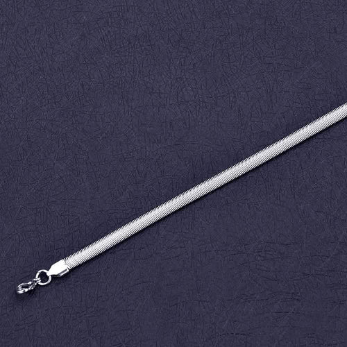 6mm Stainless Steel Snake Chain Bracelet – Unisex