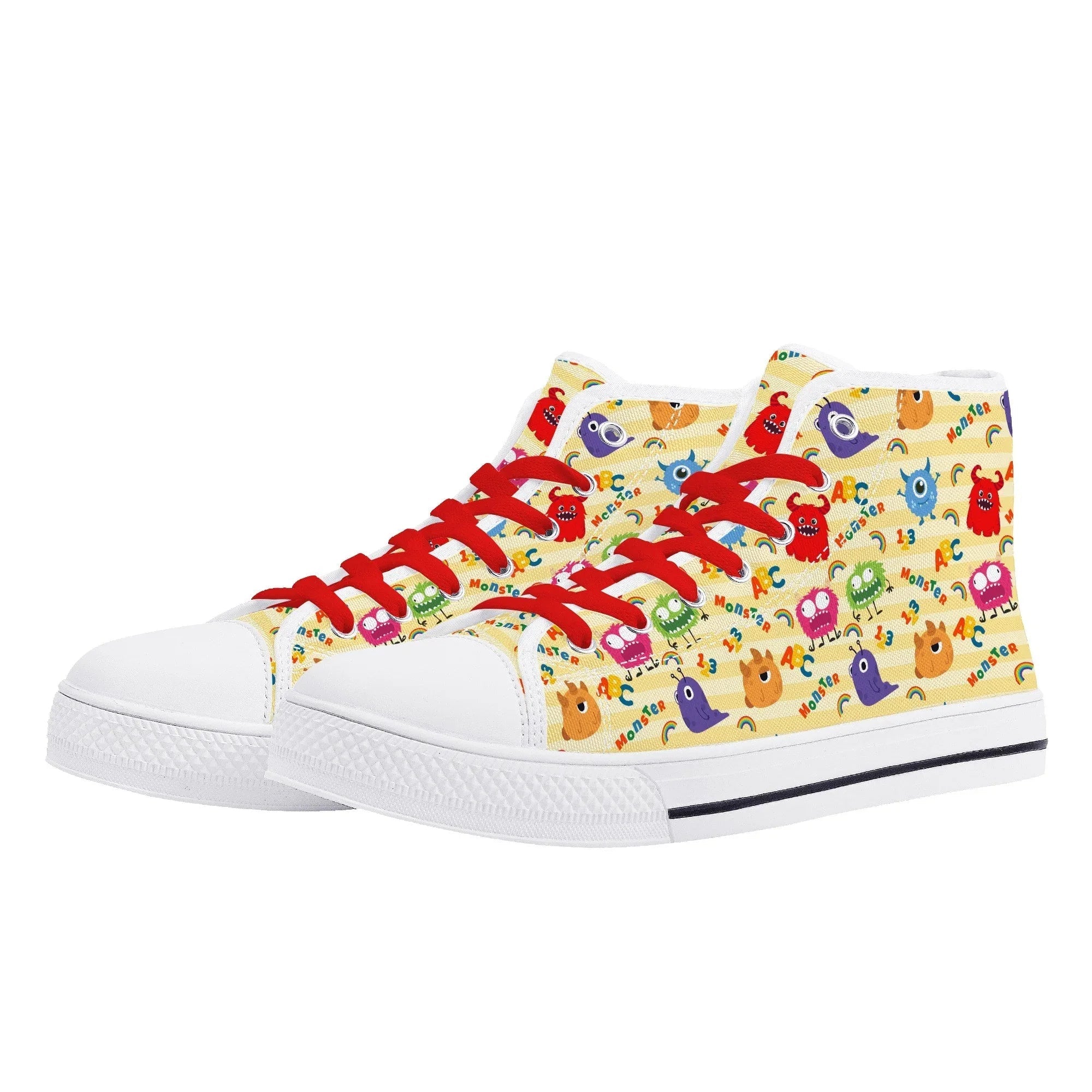 Lil Monsters Unisex High Top Canvas Shoes