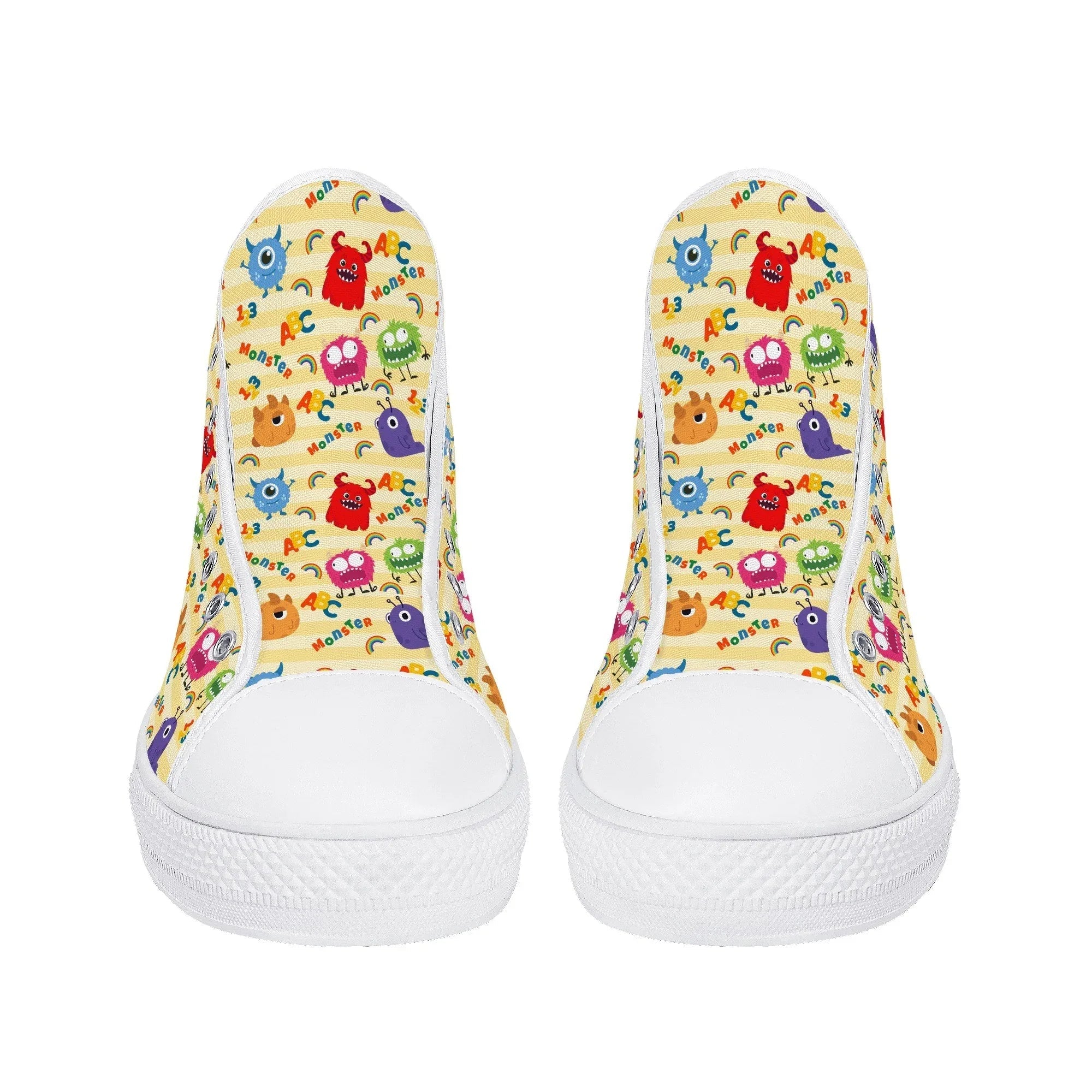 Lil Monsters Unisex High Top Canvas Shoes