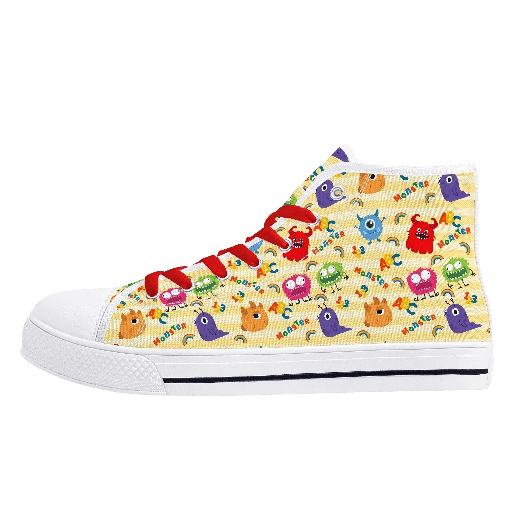 Lil Monsters Unisex High Top Canvas Shoes