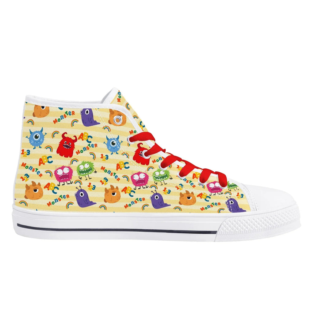 Lil Monsters Unisex High Top Canvas Shoes