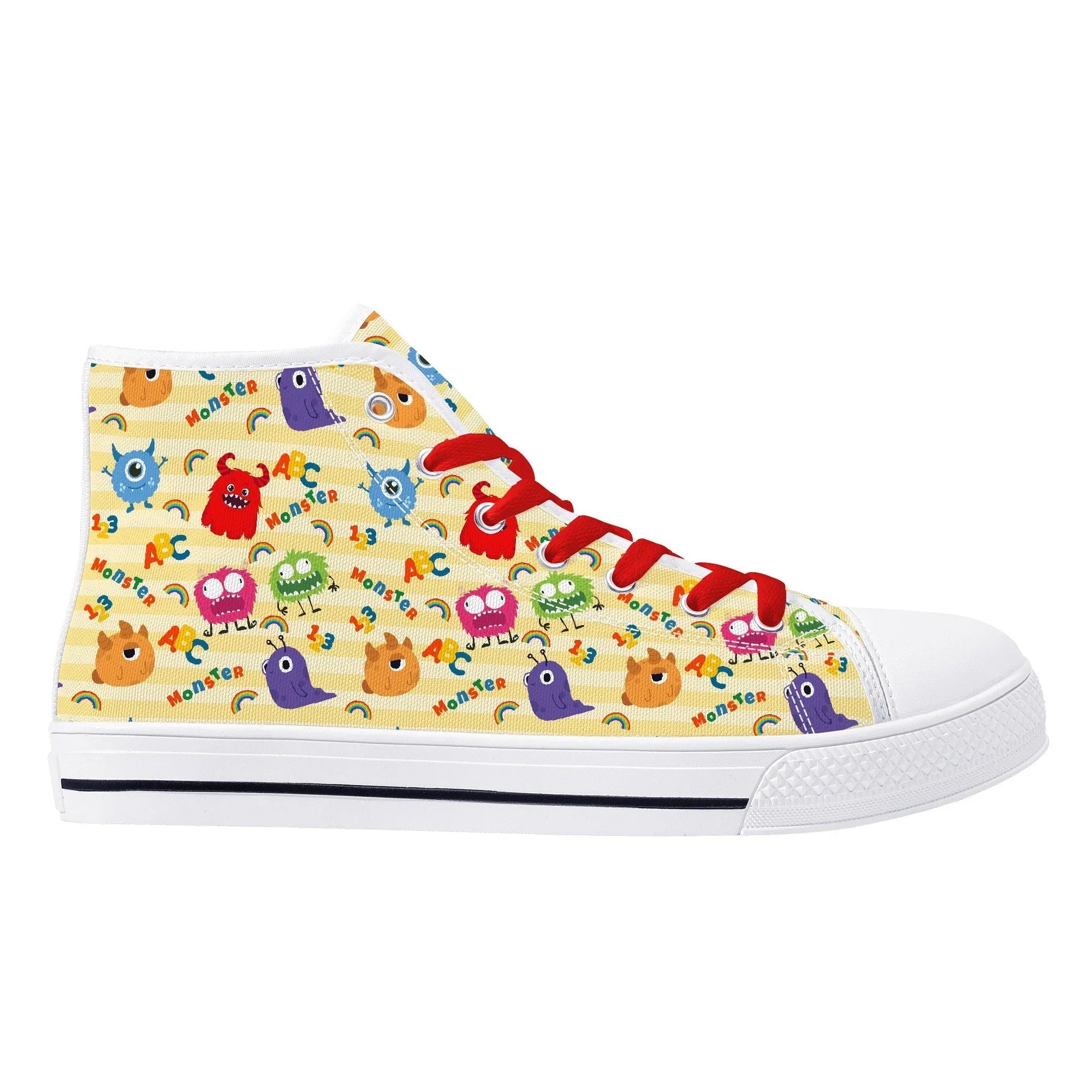 Lil Monsters Unisex High Top Canvas Shoes