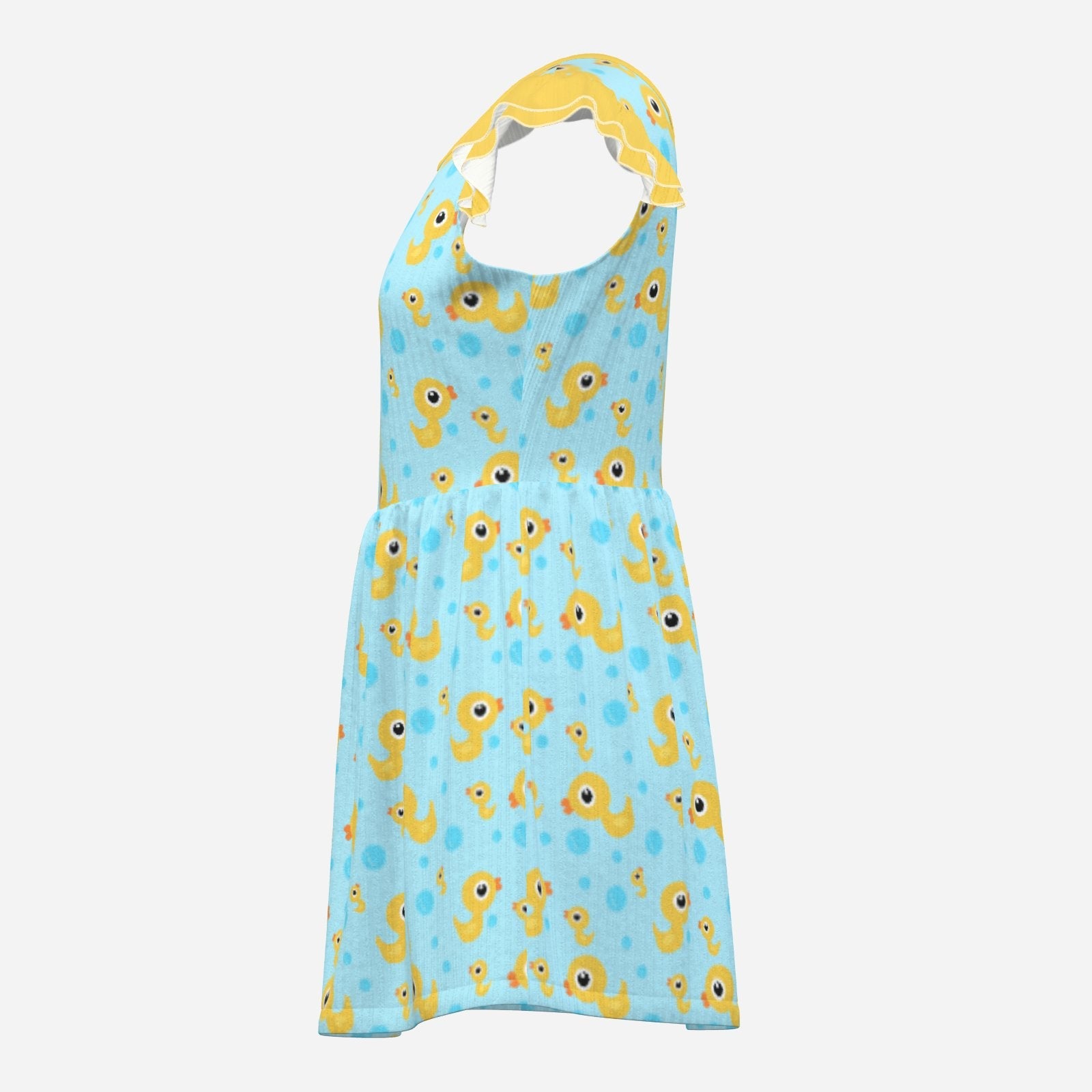 Ducky Bubble Bath Playsuit CuddleDress | Built-In Brief & Snap Closure