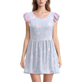 Kawaii Bubbles Playsuit CuddleDress | Built-In Brief & Snap Closure