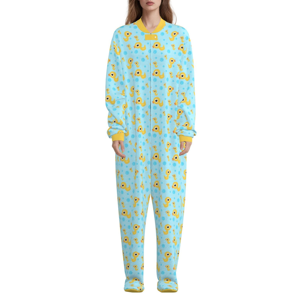 Bubble Duckies Footie CuddleSuit