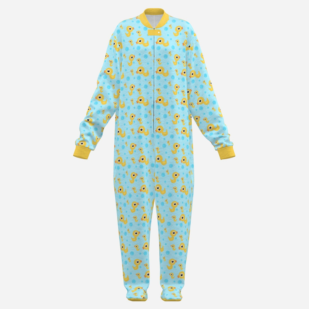 Bubble Duckies Footie CuddleSuit