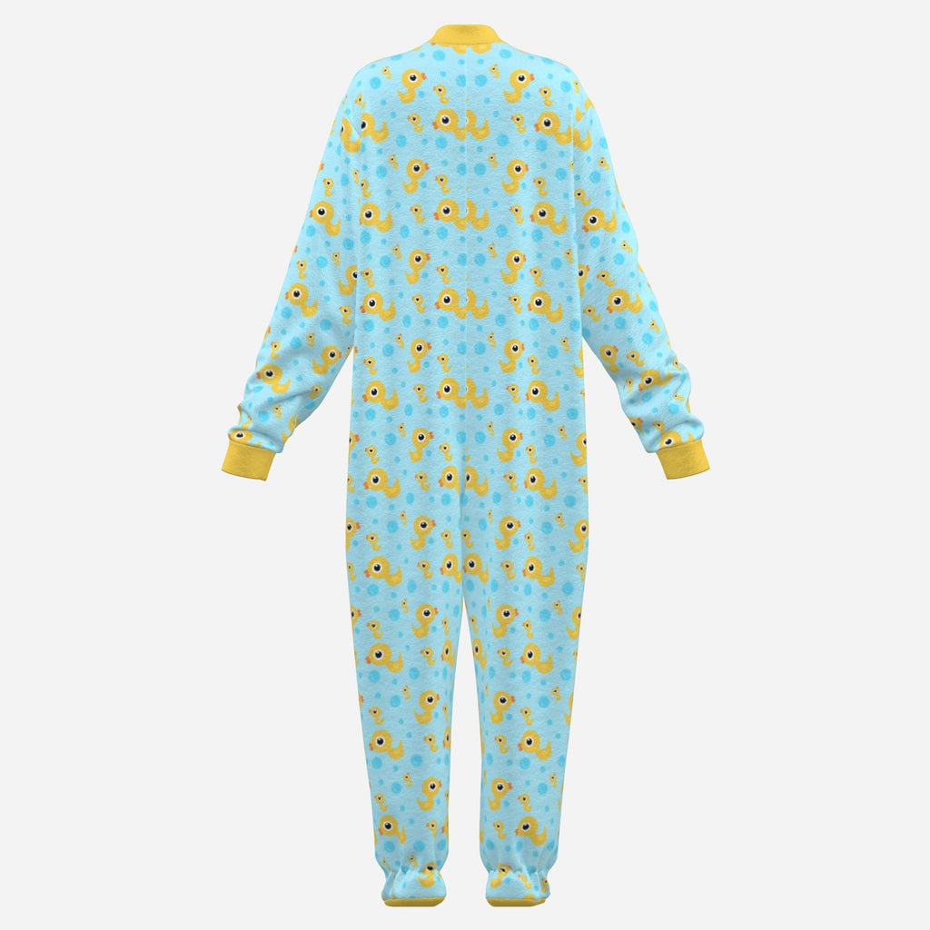 Bubble Duckies Footie CuddleSuit