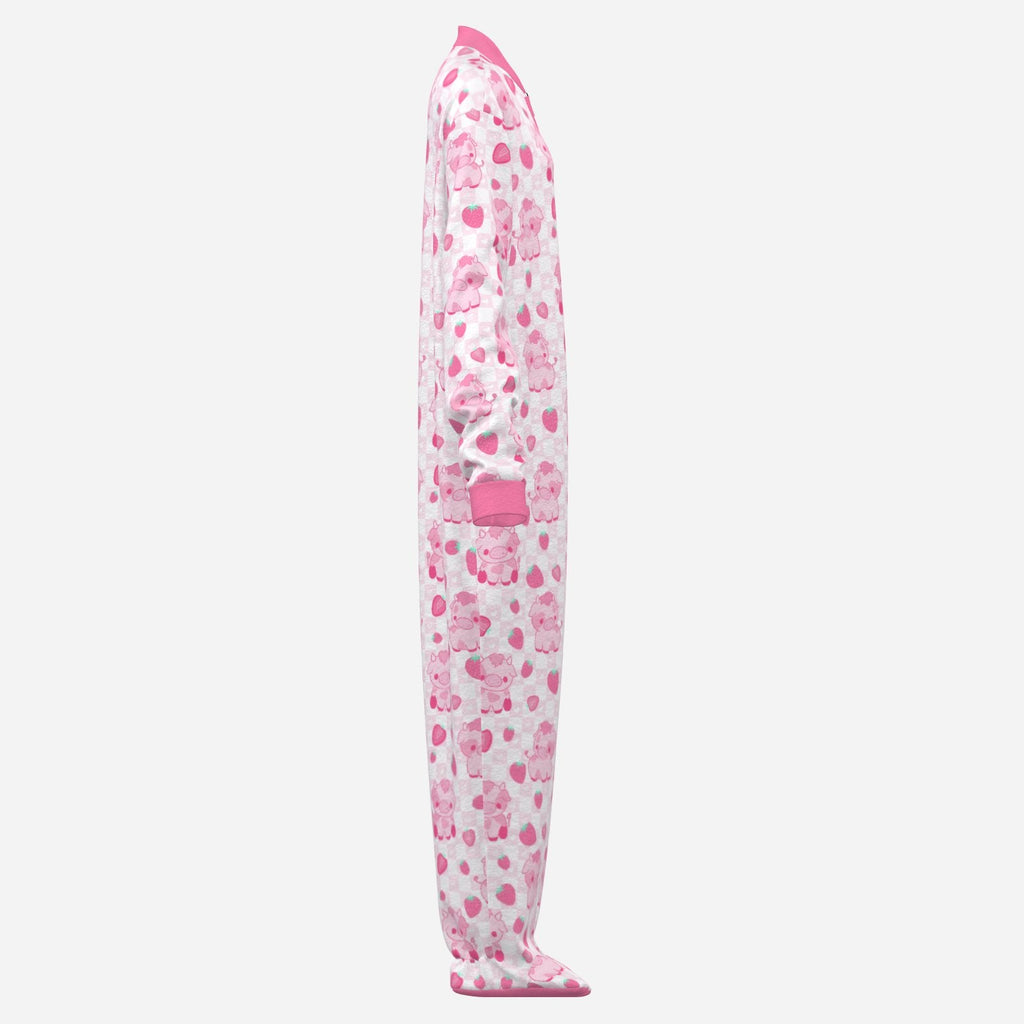 Berry Moo Footie CuddleSuit