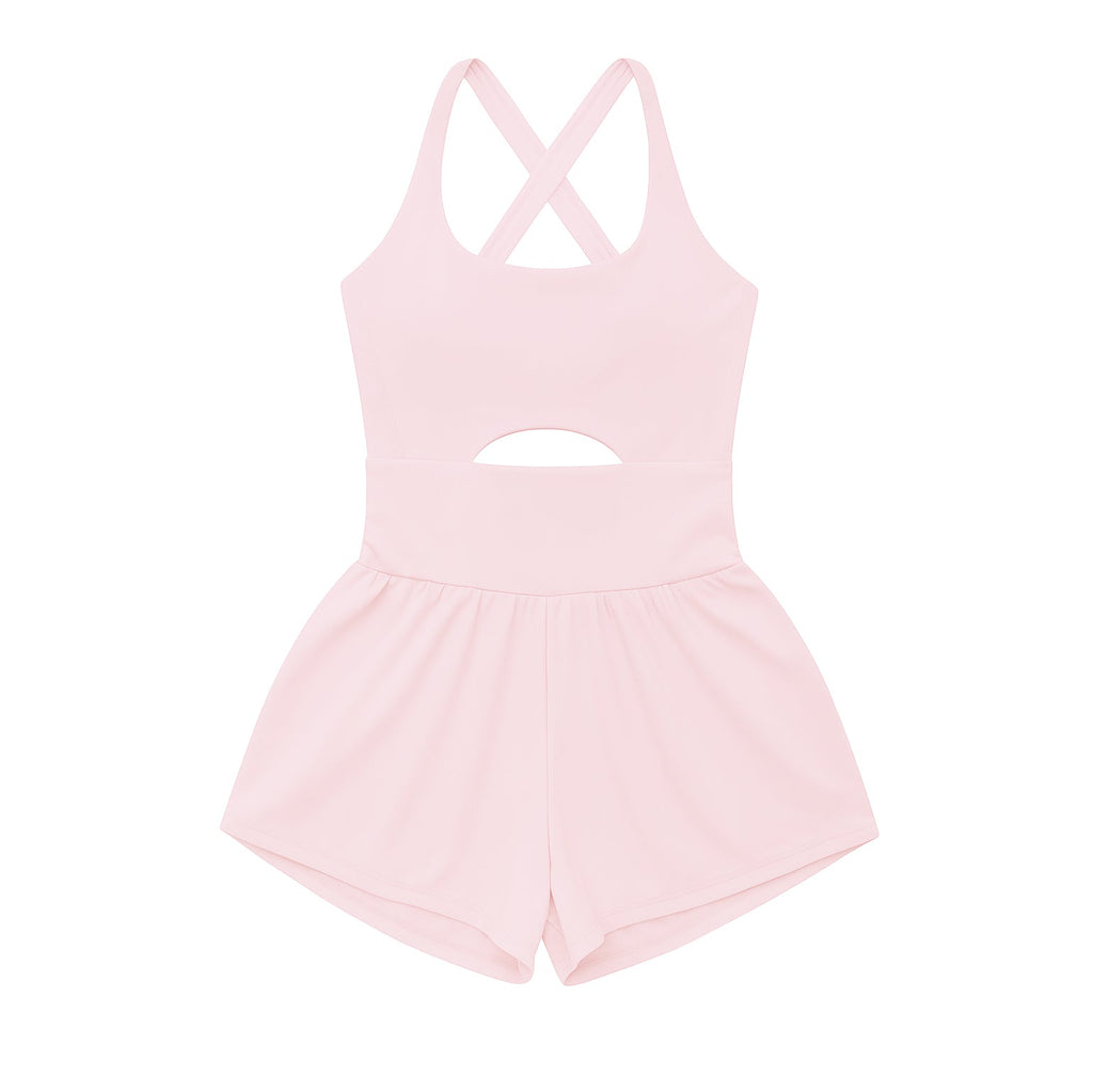 Haddie Romper - Light Pink