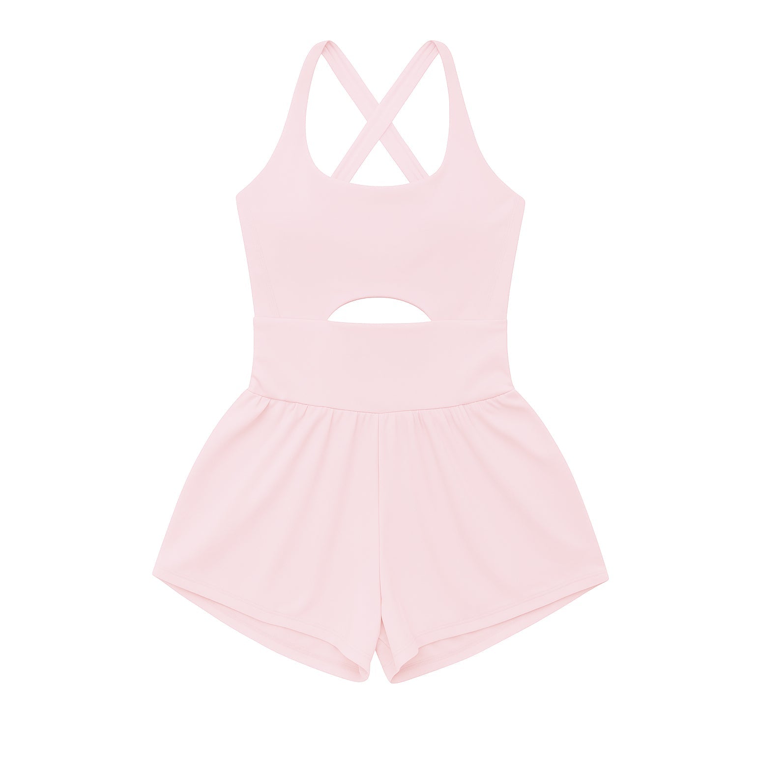 Haddie Romper - Light Pink