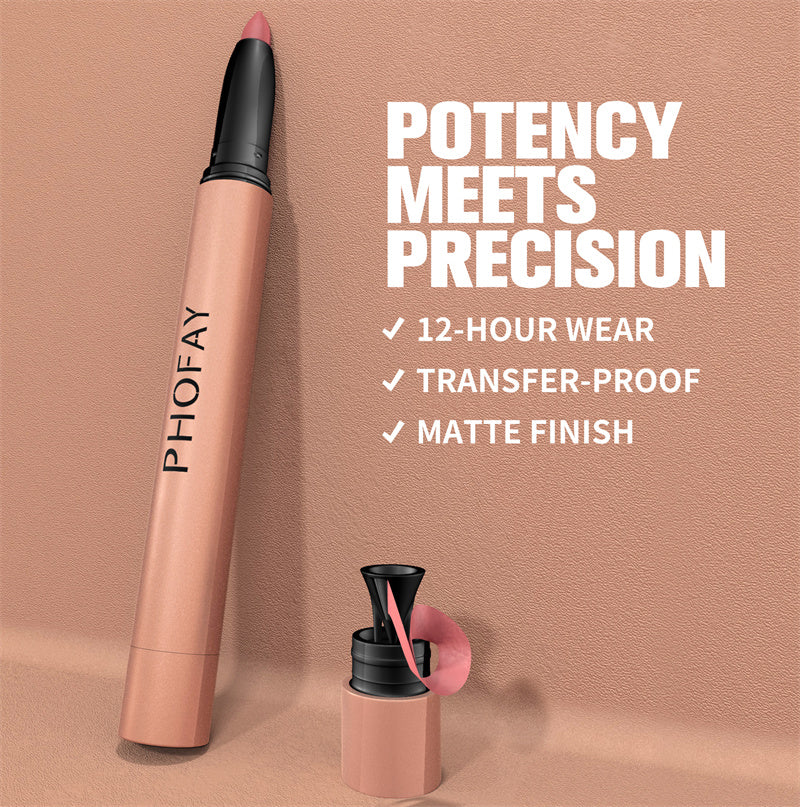 PHOFAY MATTE LIP LINER LIPSTICK PEN