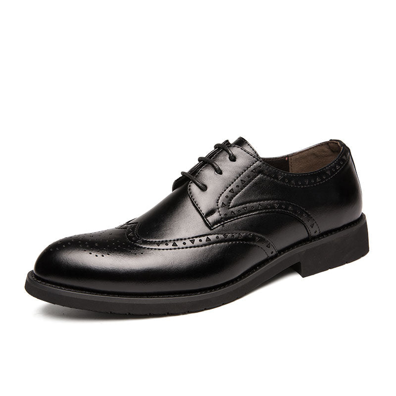 Men's Casual Brogue Leather Shoes (Fashionable Design)