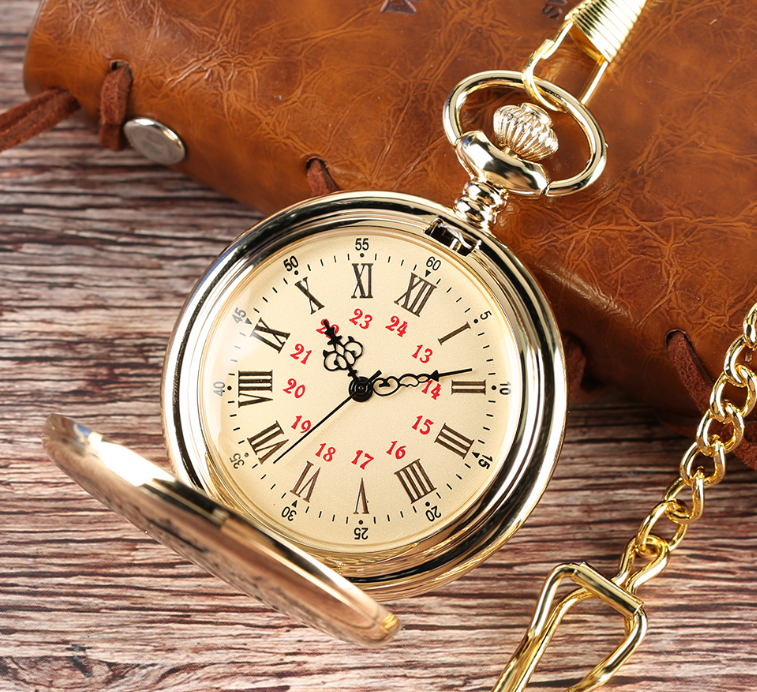 Quartz Pocket Watch - Stylish Gift for Mother's Day