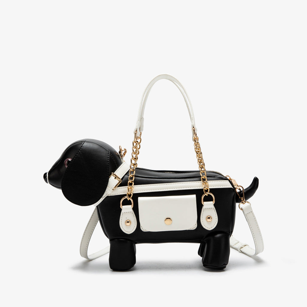 Cute Teddy Dog Shaped Crossbody Bag