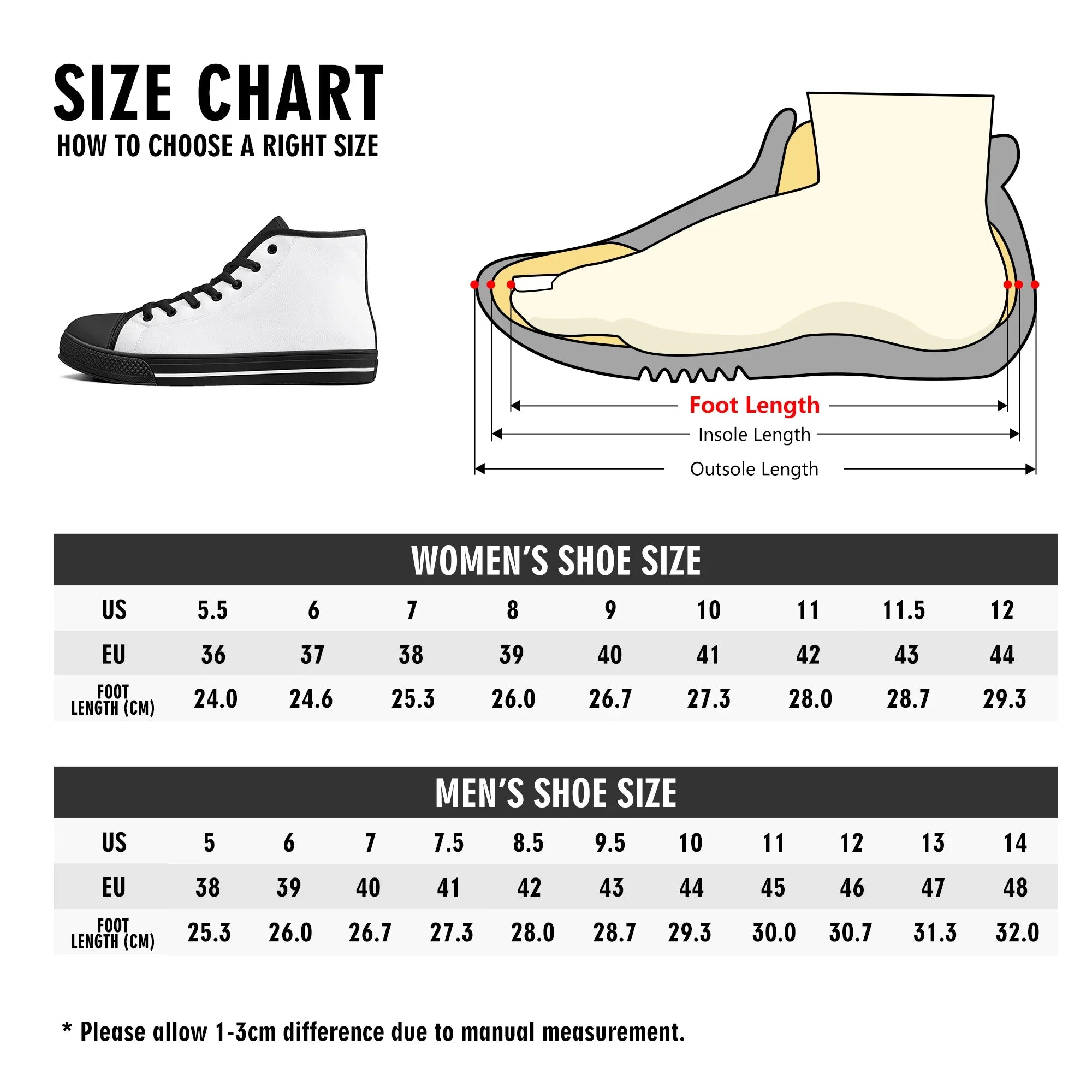 Lil Monsters Unisex High Top Canvas Shoes