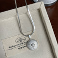 S925 Sterling Silver Zircon Necklace