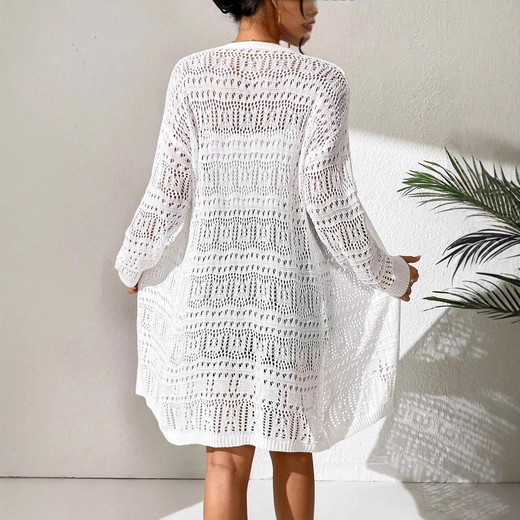 Summer New Solid Color Knitted Sweater Women