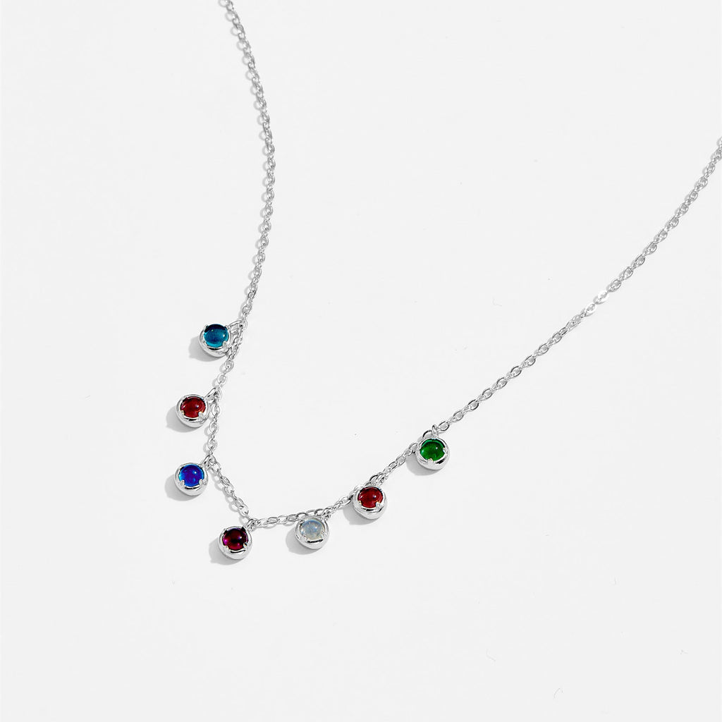 S925 Sterling Silver Necklace Women's Diamond