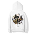 KH9332 Movement of Cranes Embroidery Hoodie