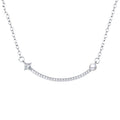 S925 Sterling Silver Pearl Double Necklace