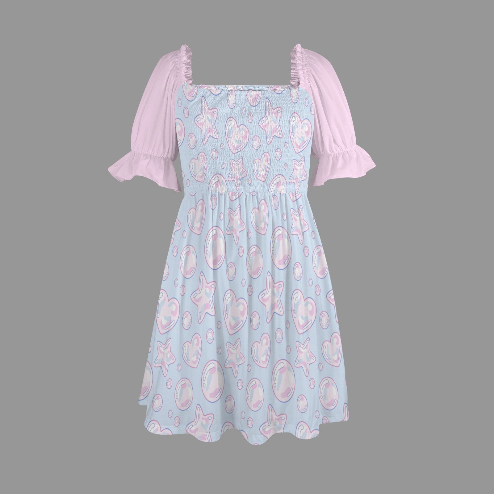 Kawaii Bubbles Sweetheart Dress