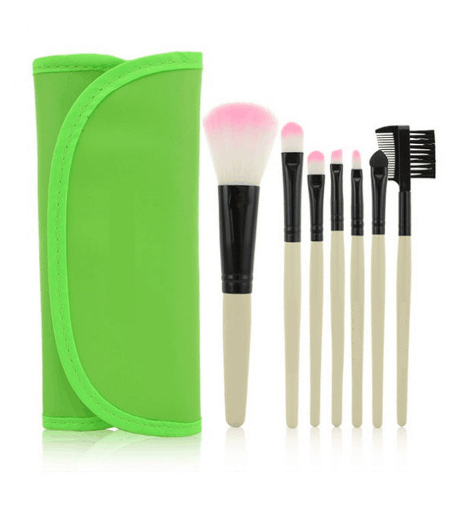7-Piece Makeup Brush Set with Premium Brush Bag