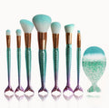 Mermaid Gradient Makeup Brush Set