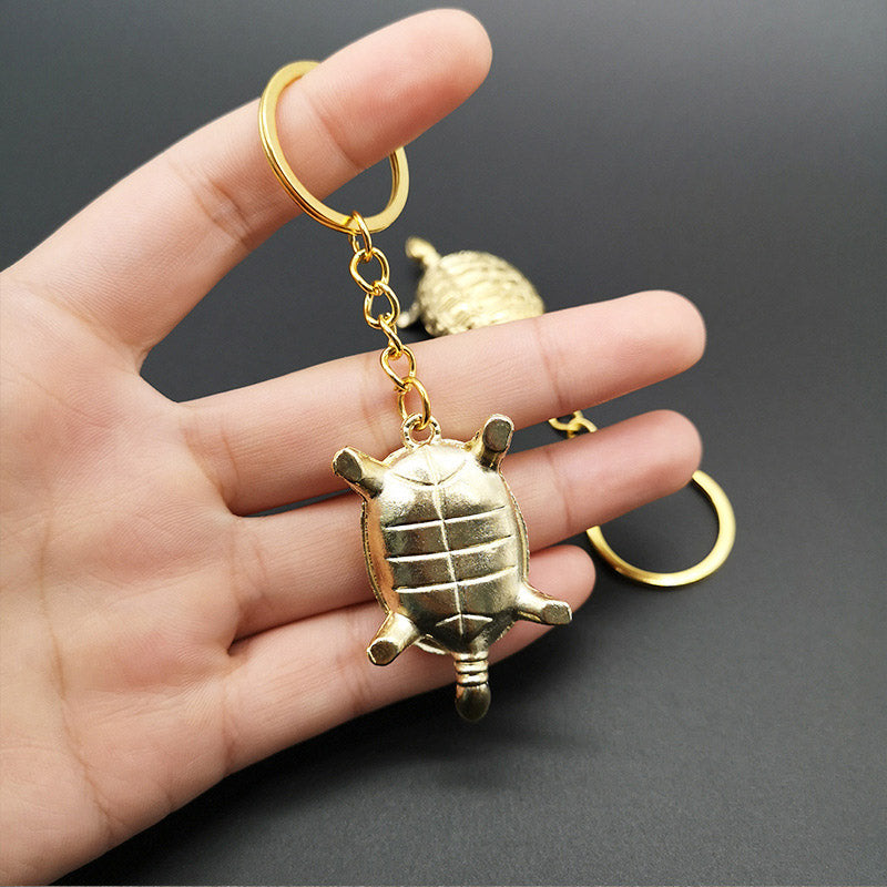 Little golden turtle mobile phone pendant