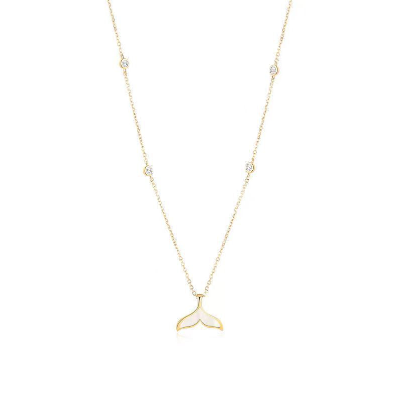 S925 Sterling Silver Mermaid Necklace