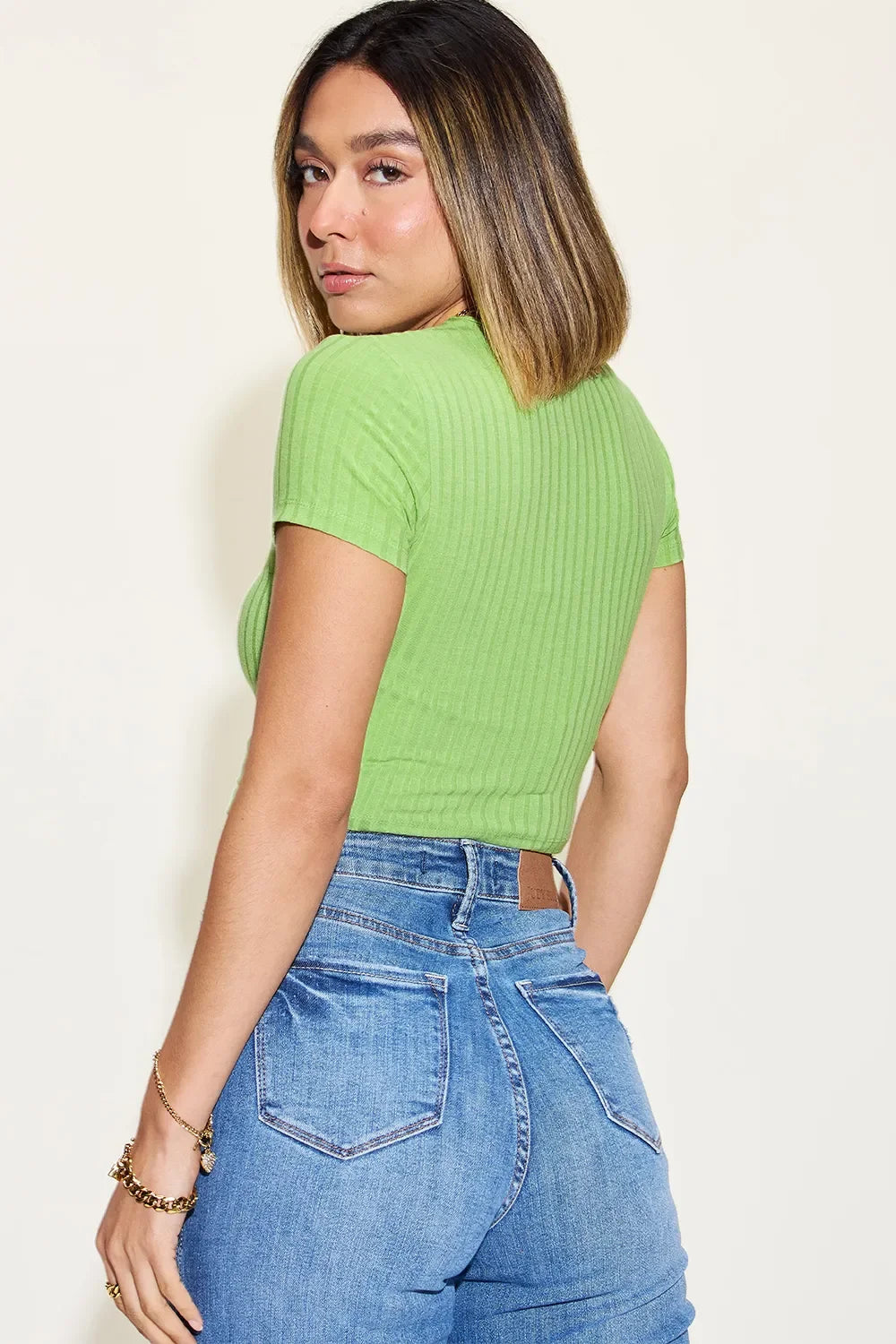 Everyday Bloom Ribbed Tee