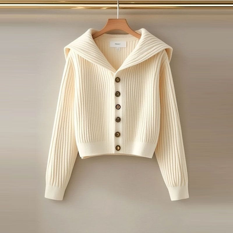 Women's Elegant, Soft And Versatile Knitted Top With Casual Straight-leg Pants