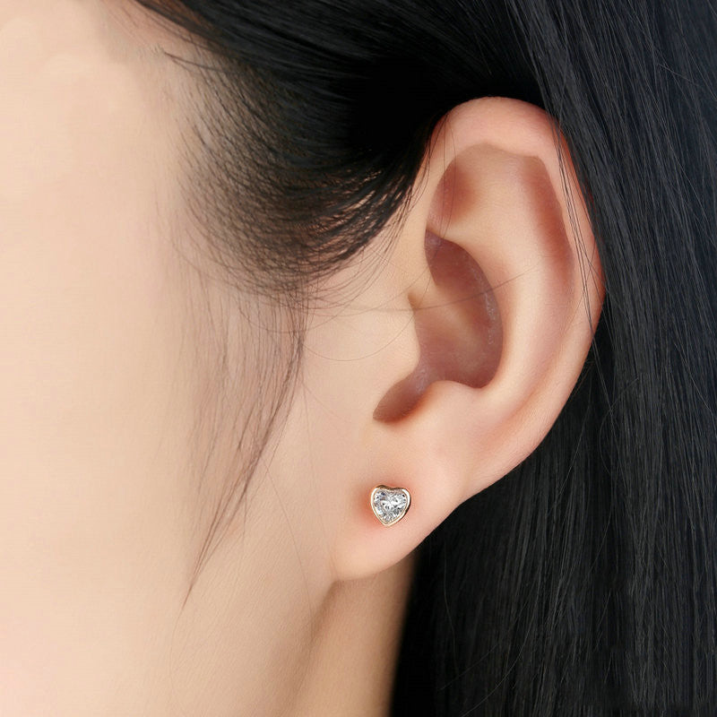 S925 sterling silver stud earrings