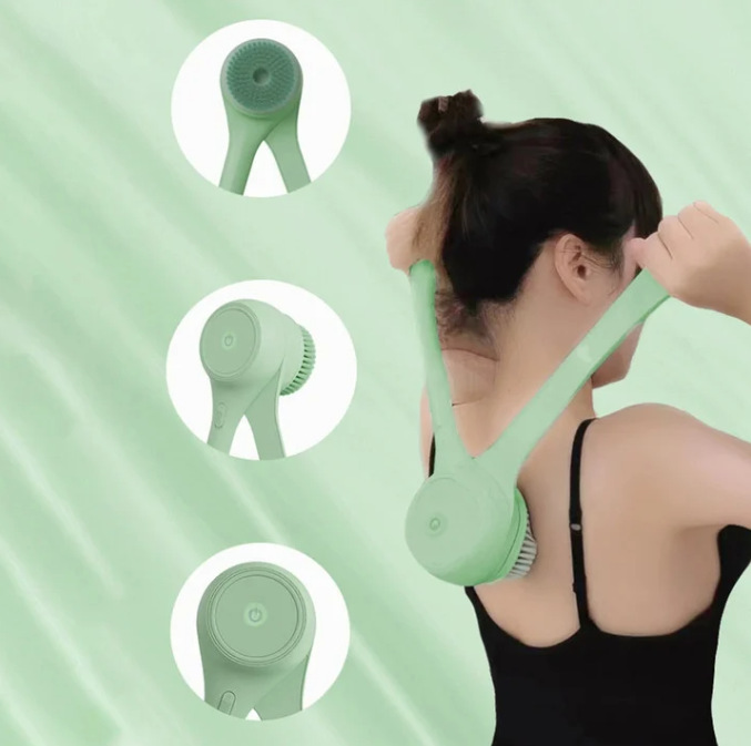Electric Dual-Handle Bath Brush