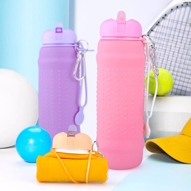 Portable Silicone Water Bottle for Outdoor Travel
