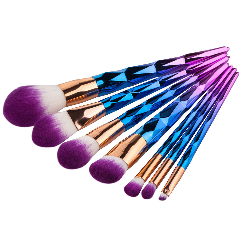 Rainbow Mermaid Makeup Brush Set